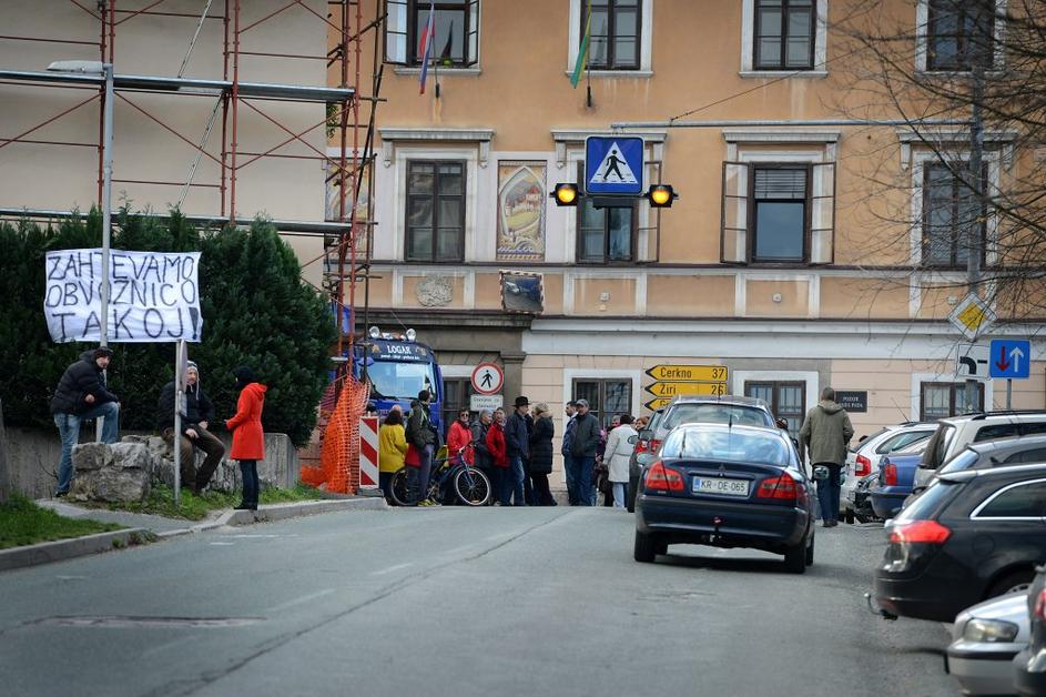 Protest v Škofji Loki