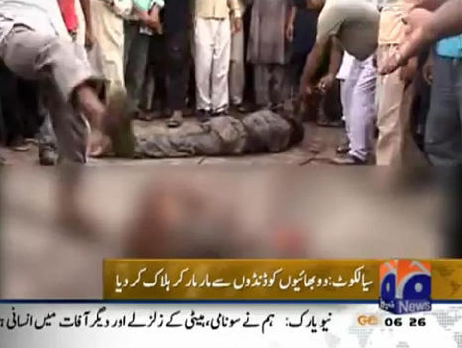 Pakistanci zahtevajo, da morilce bratov obesijo na kraju, kjer se je zločin zgod