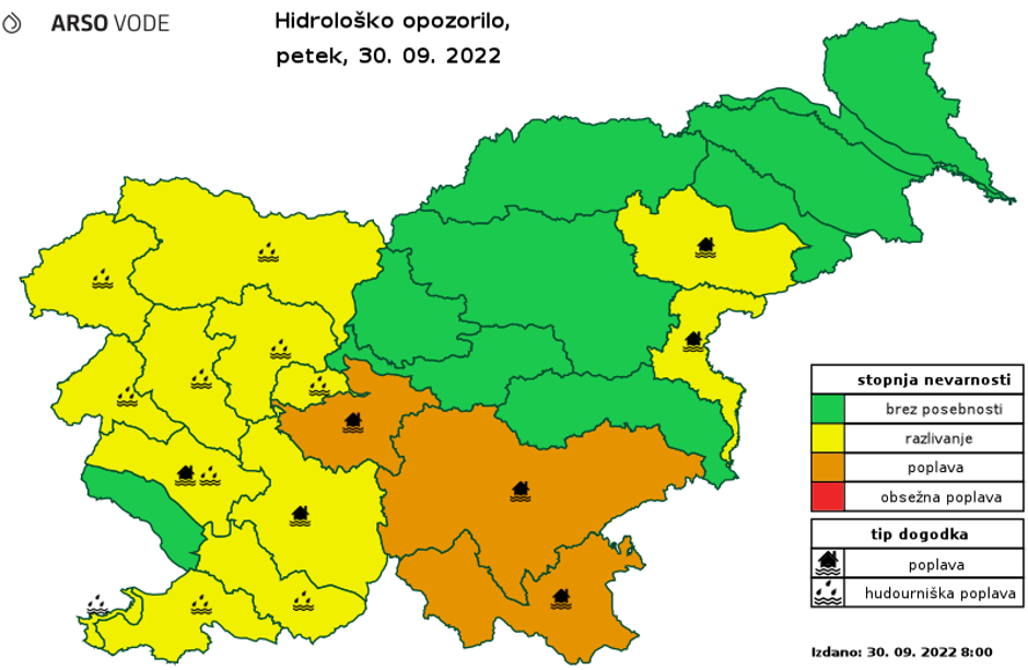 Arso ožne poplave | Avtor: Arso