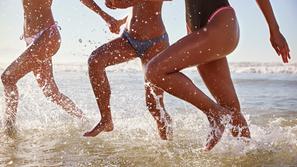 kopanje, plaža, morje