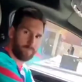 Leo Messi avtomobil navijač