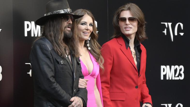 liz hurley, damian hurley, Billy Ray Cyrus