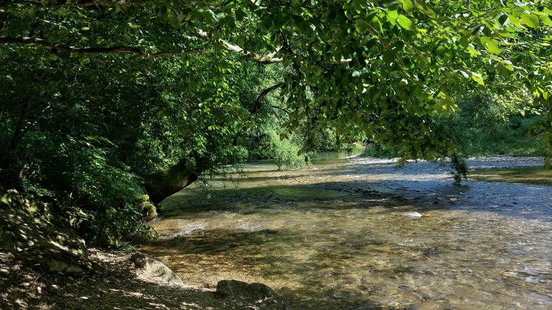 Kanjon Kokre, Kokra, reka, osvežitev v vodi, Kranj