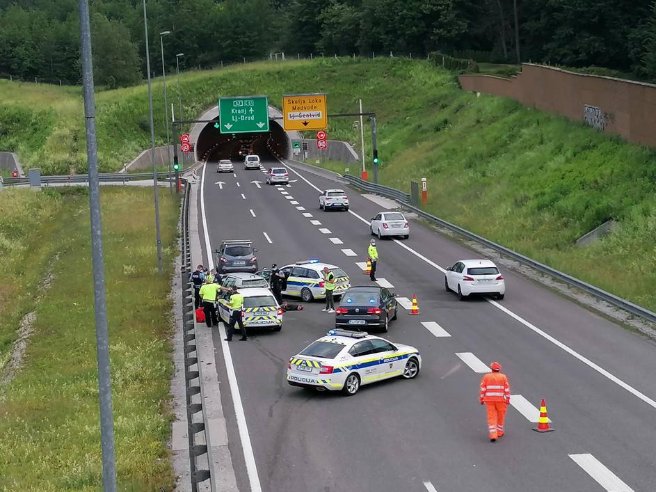 akcija predor šentvid policija