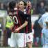 Filippo Inzaghi in Ronaldinho sta rešila Milan. (Foto: Reuters)