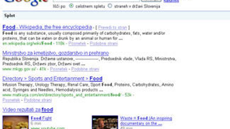 Navdušenci nad hrano so iskalniku Google nabolj iskali recepti za torte in mesne