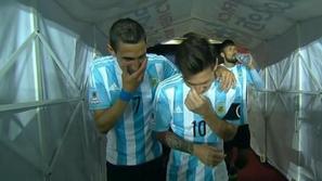 messi di maria tunel argentina