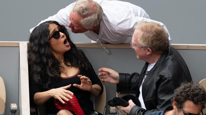 Salma Hayek - Roland Garros