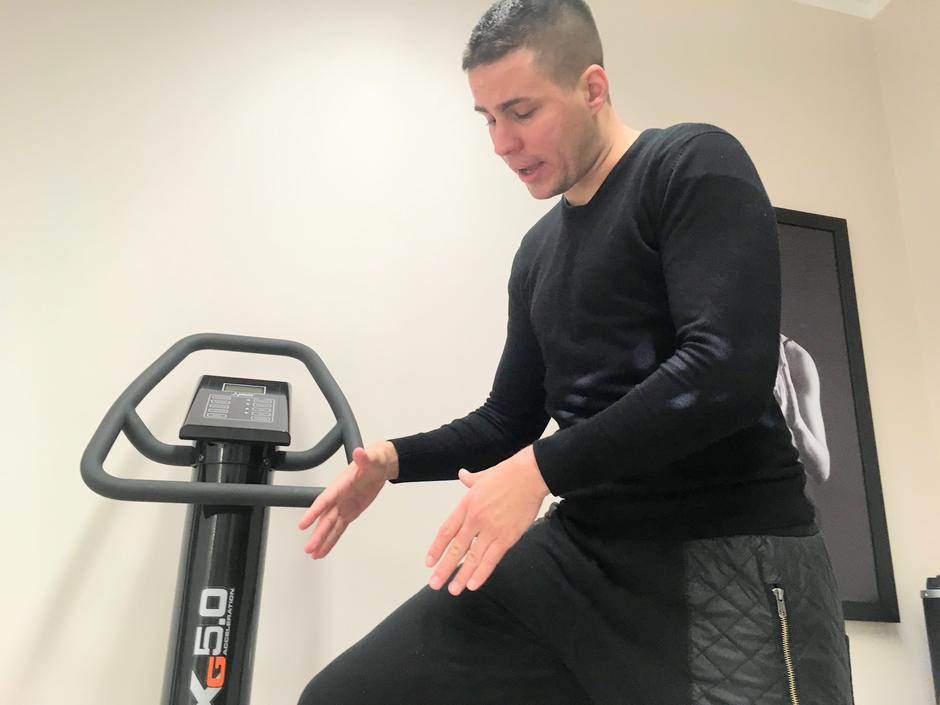 Fitnes trener: David Bratina | Avtor: A. Š.