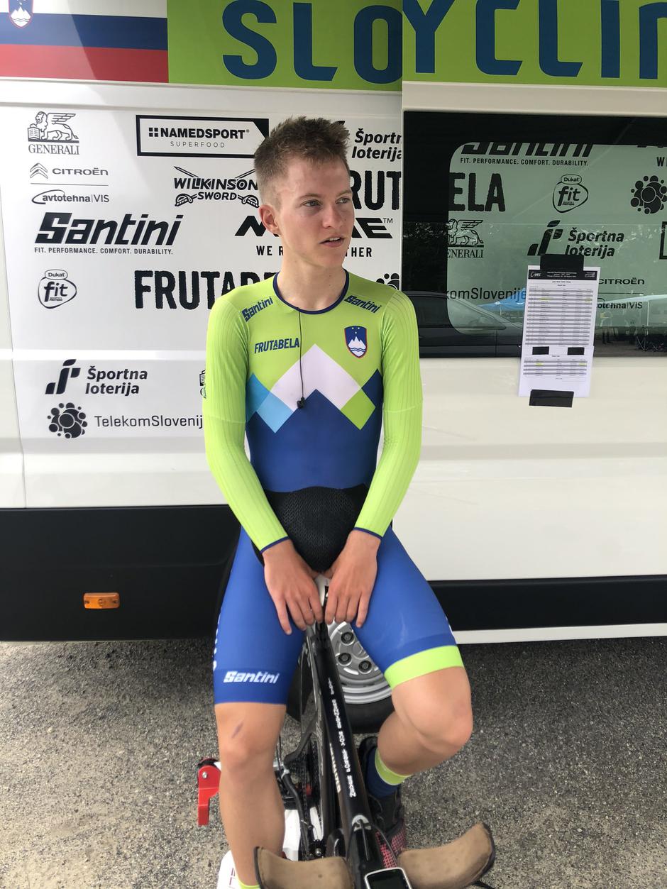 Gal Glivar | Avtor: Twitter/Kolesarska zveza Slovenije