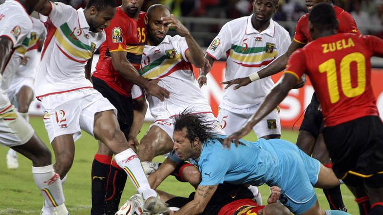 Angola in Mali sta na prvi tekmi letošnjega pokala narodev prikazala pravi spekt