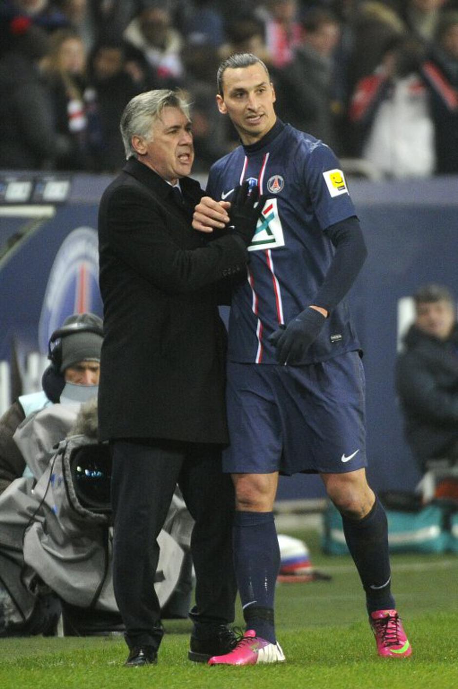 paris saint germain ibrahimovic ancelotti | Avtor: EPA