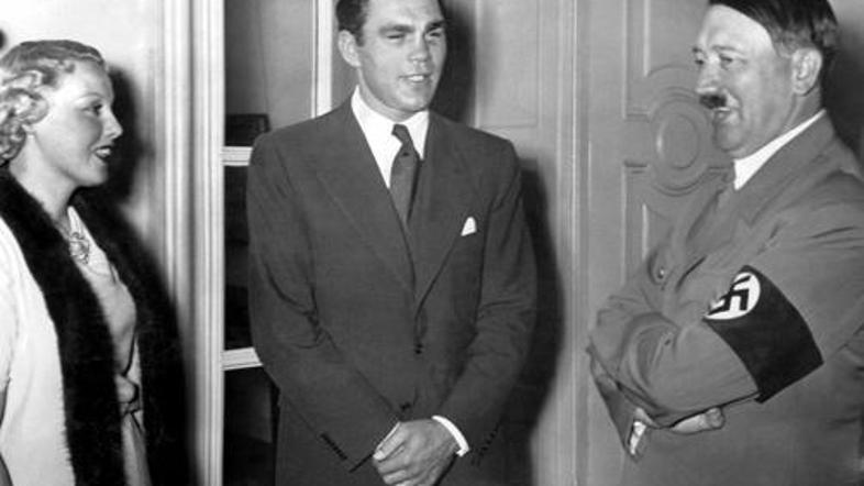Anny Ondra, Max Schmeling in Adolf Hitler leta 1936.