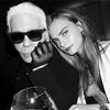 Karl Lagerfeld Cara Delevingne