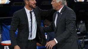 Simeone Ancelotti Real Madrid Atletico Madrid španski superpokal Bernabeu