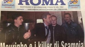 Roma dnevnik časopis naslovnica Mourinho Scampia neapeljska mafija Barcelona Che