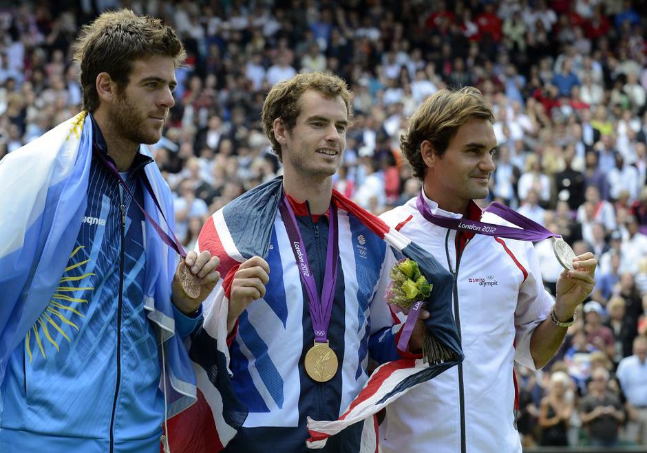 federer del potro murray london 2012 | Avtor: EPA