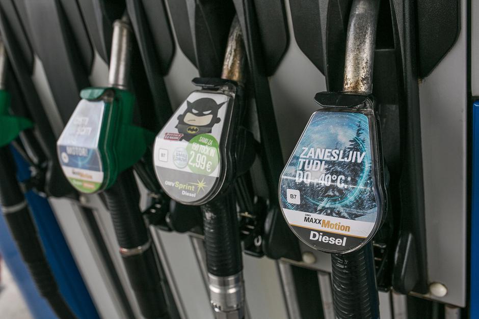 Dizelsko gorivo OMV | Avtor: Saša Despot