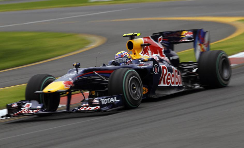 Webber je lani začel iz prve vrste, a se v dežju ni znašel in bil deveti. (Foto: