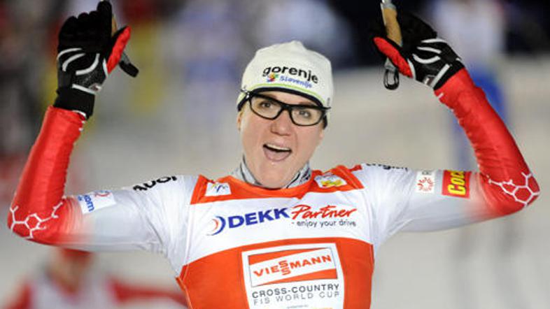 V Estoniji tekmujejo v klasiki. Petra je bila na 10 kilometrov četrta, jutri jo 