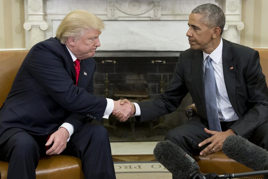 Donald Trump in Barack Obama | Avtor: EPA