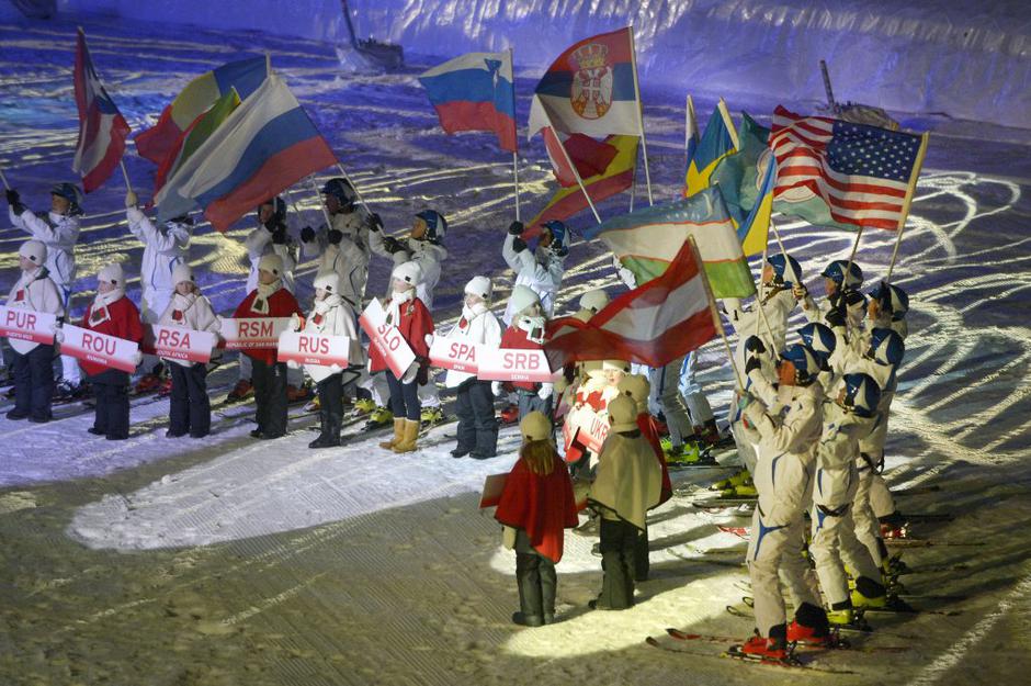 sp schladming 2013 otvoritvena slovesnost | Avtor: EPA