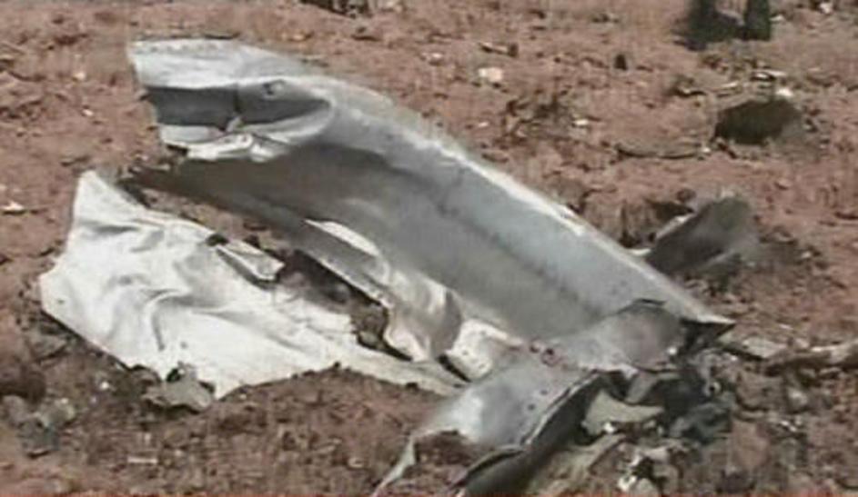 Od letala so ostale le razbitine.