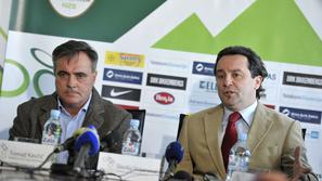 sport 16.02.12, Tomaz Kavcic, selektor mlade vrste, Slavisa Stojanovic, selektor