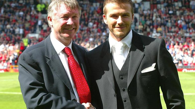 Sir Alex Ferguson in David Beckham