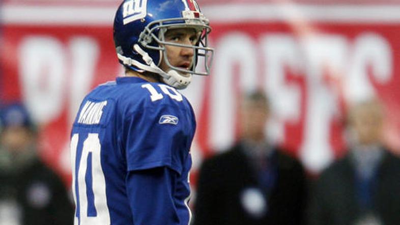 Eli Manning, MVP lanskega Super Bowla, je s svojimi Giantsi sklenil sezono.