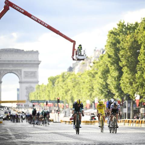 Remco Evenepoel Tadej Pogačar Mathieu van der Poel