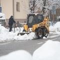 Sneg na Ljubljanskih ulicah.