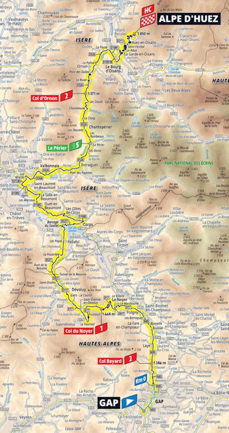 Trasa 19. etape | Avtor: Cyclingstage