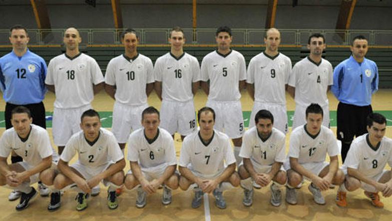 Slovenska futsal reprezentanca bo na Madžarskem lovila zgodovinsko uvrstitev v č