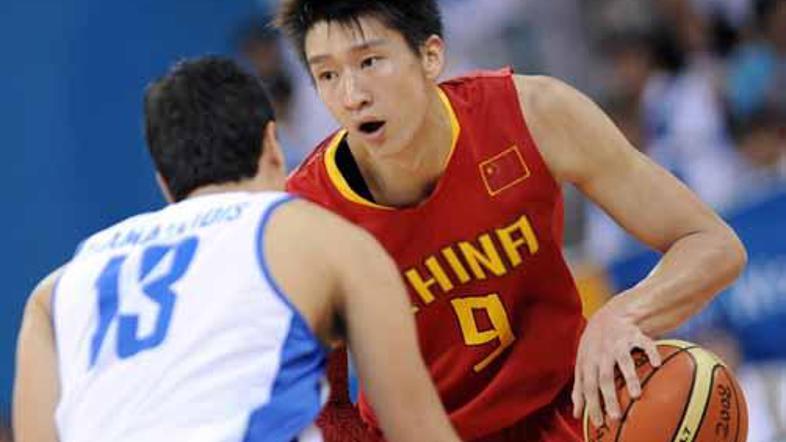 Sun Yue je na olimpijadi na šestih tekmah v povprečju igral 28 minut na srečanje