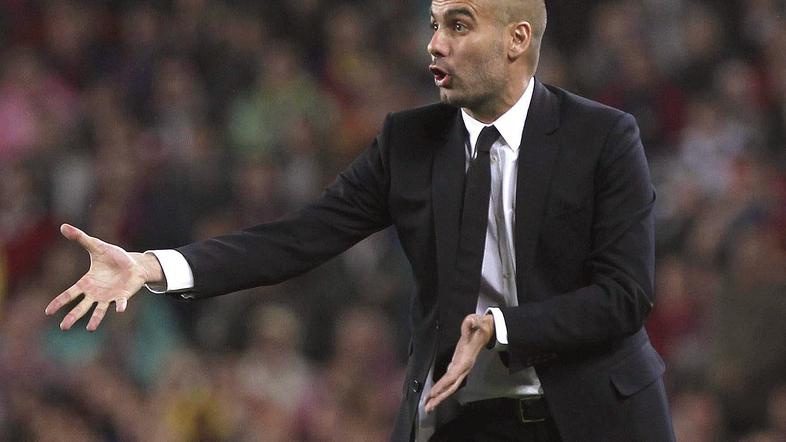 Pep Guardiola se že pripravlja na finale Lige prvakov. (Foto: EPA)