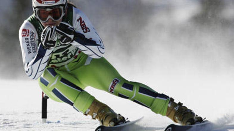 Tina Maze je v Sestrieru osvojila trinajsto mesto.