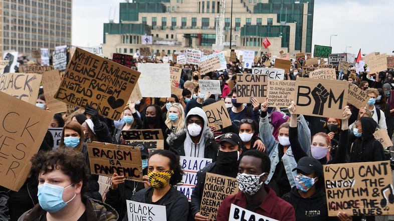 Protesti London Black Lives Matter