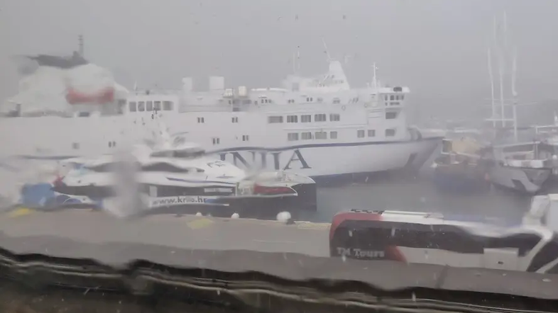 posledice neurja v Splitu neurje Split