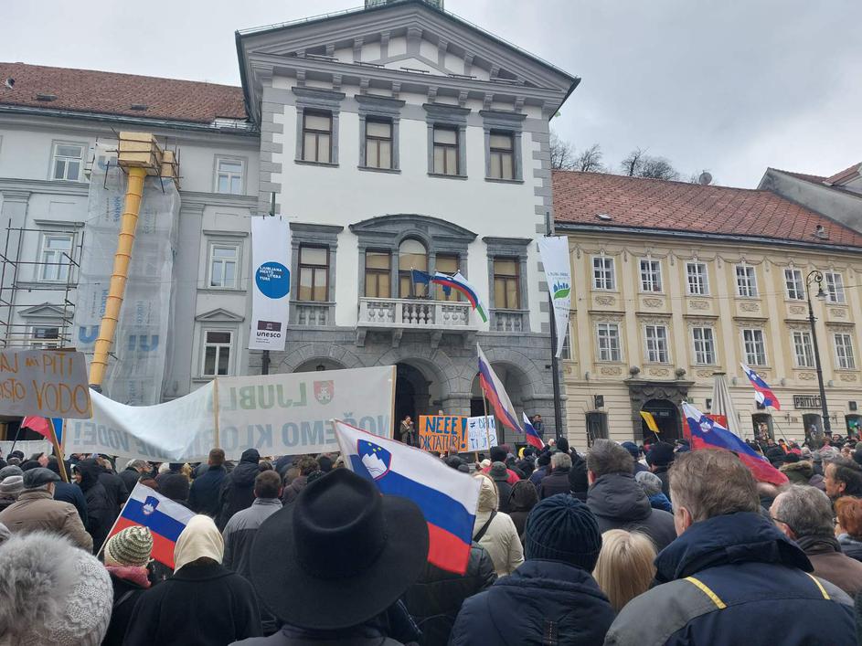 Protest v Ljubljani