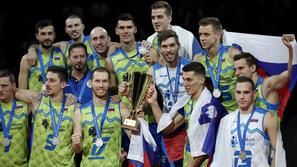 Slovenija slovenska odbojkarska reprezentanca srebro EP v odbojki Pariz