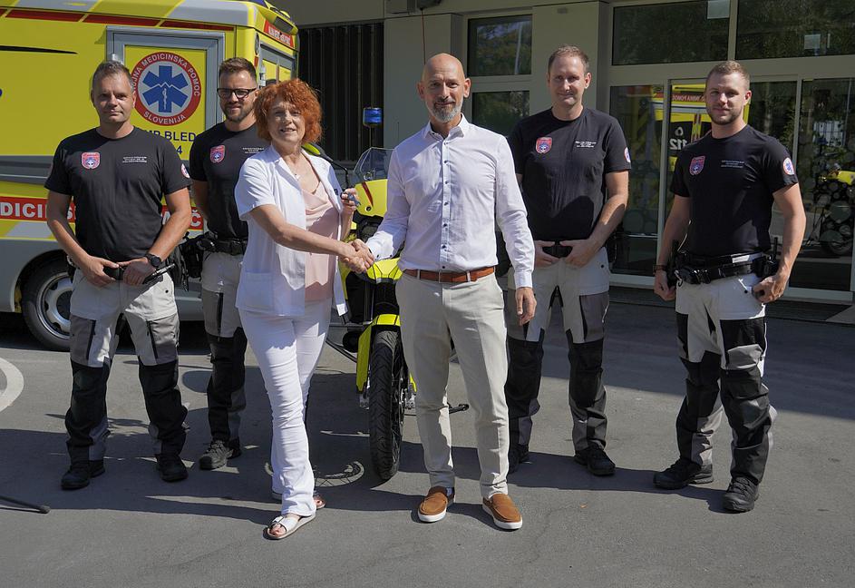 BMW reševalni motocikel ZD Bled