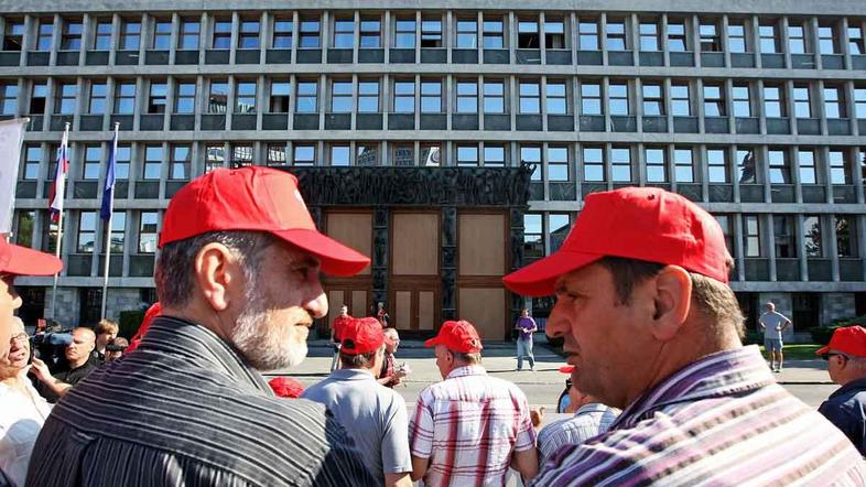 protest, sindikati, Državni zbor, 