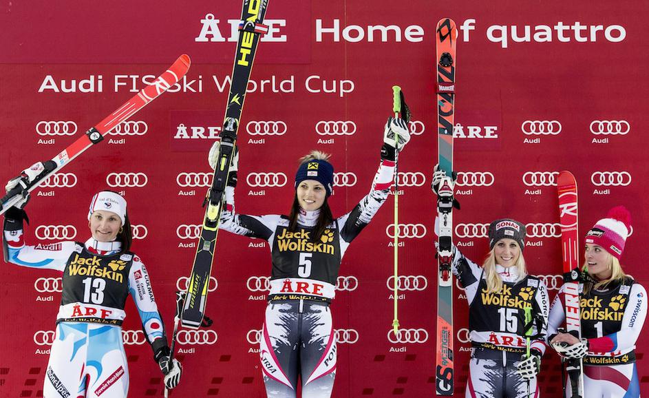 Zmagovalke velselaloma v Areju