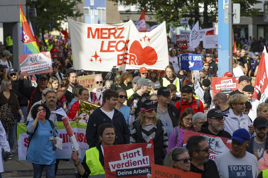 Protesti sindikatov v  Nemčiji | Avtor: Epa