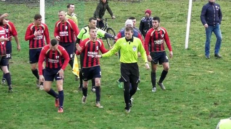 Romunija fantomski gol sodnik nižjeligaši