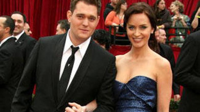 Michael Buble in Emily Blunt sta bila skupaj tri leta.