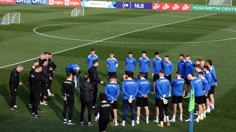 trening nogometne reprezentance slovenije