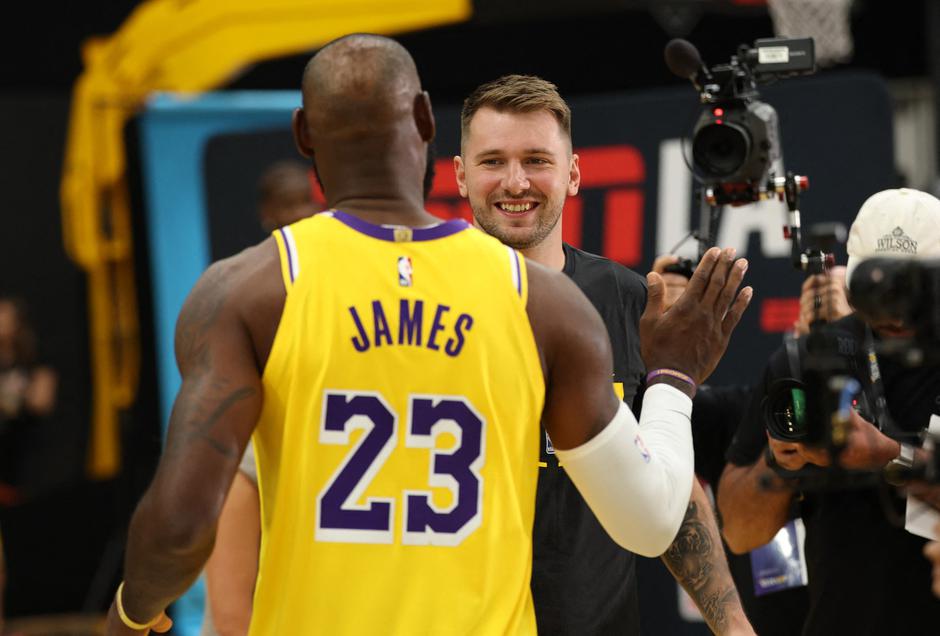LeBron James in Luka Dončić | Avtor: Profimedia