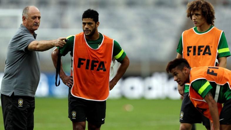 Neymar Scolari Hulk David Luiz Brazilija Urugvaj polfinale pokal konfederacij Be